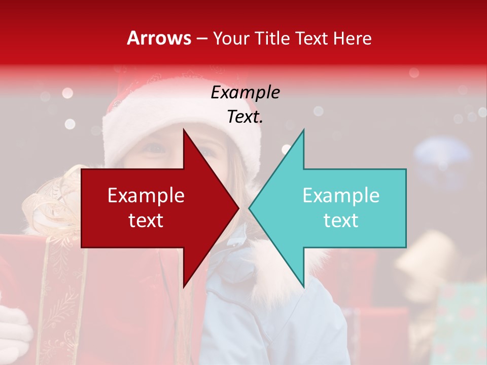 Children Christmas Gifts PowerPoint Template