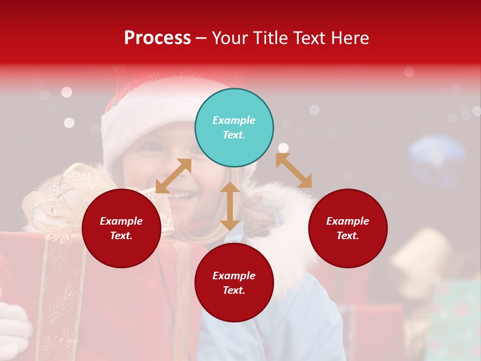 Children Christmas Gifts PowerPoint Template