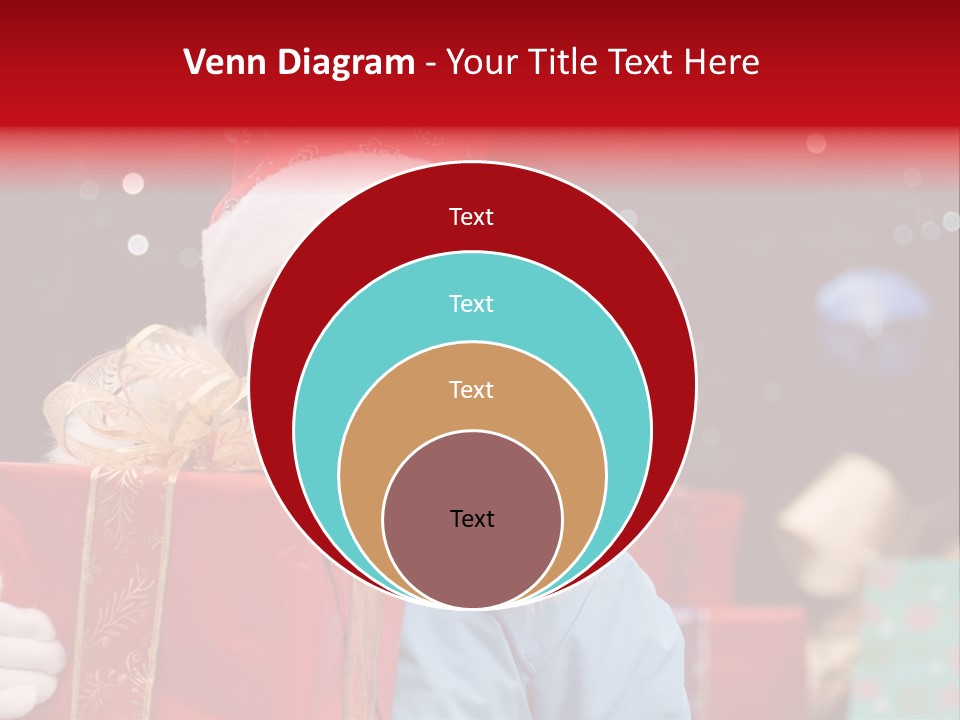 Children Christmas Gifts PowerPoint Template