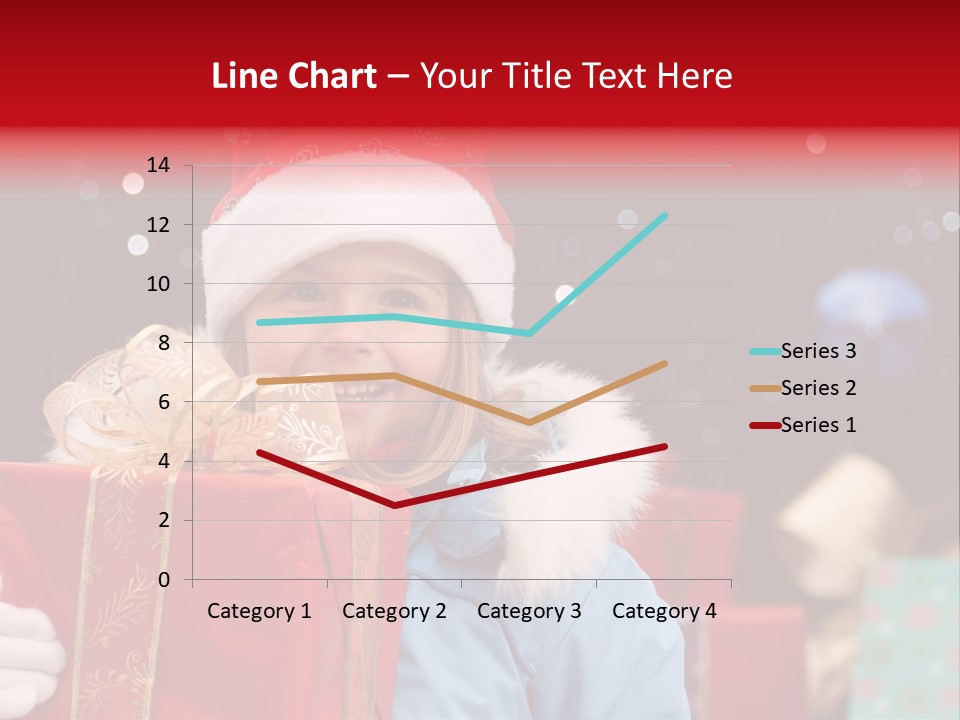Children Christmas Gifts PowerPoint Template