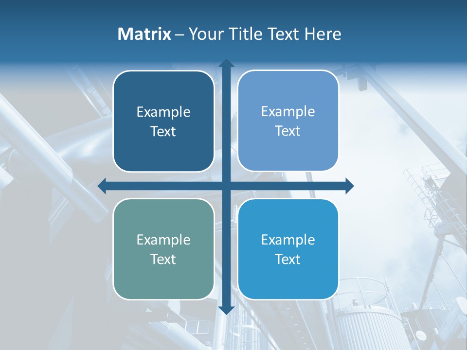Pipe Plant Tube PowerPoint Template
