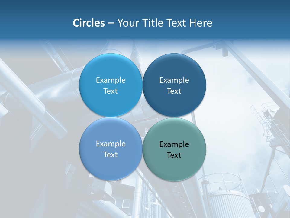 Pipe Plant Tube PowerPoint Template