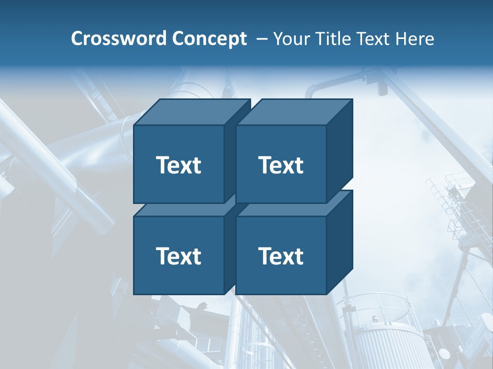 Pipe Plant Tube PowerPoint Template
