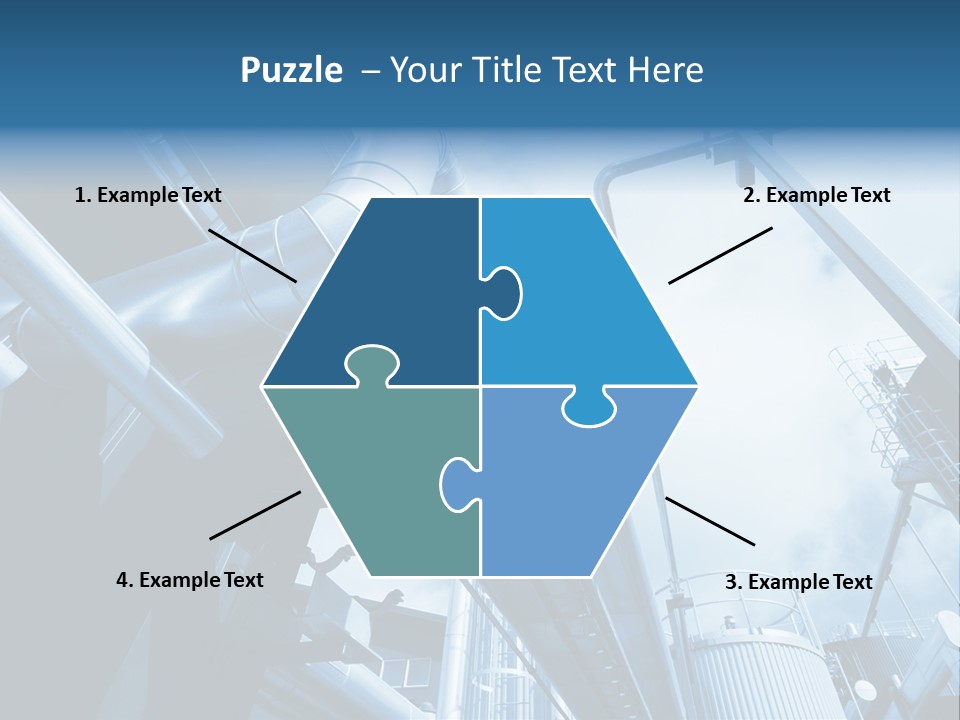 Pipe Plant Tube PowerPoint Template