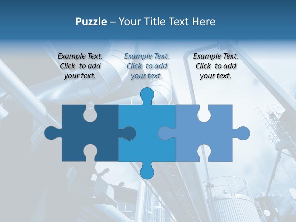 Pipe Plant Tube PowerPoint Template