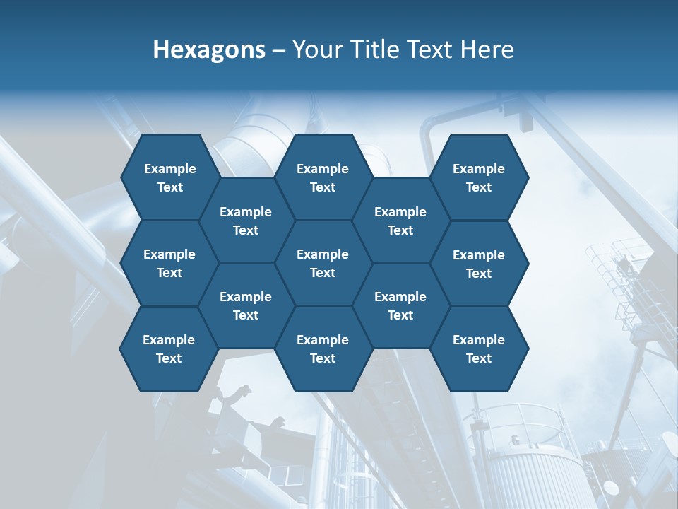 Pipe Plant Tube PowerPoint Template