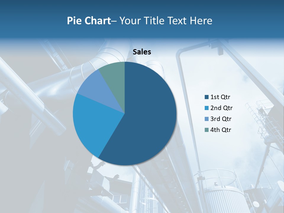 Pipe Plant Tube PowerPoint Template