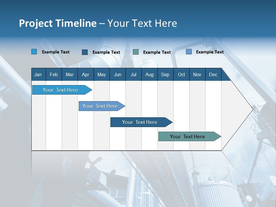 Pipe Plant Tube PowerPoint Template