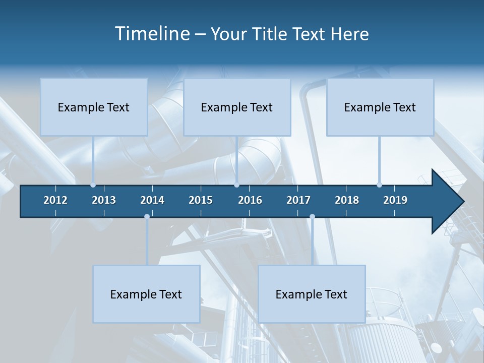 Pipe Plant Tube PowerPoint Template