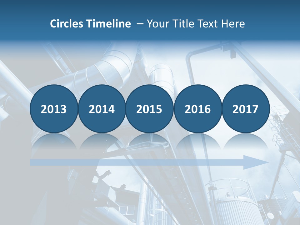 Pipe Plant Tube PowerPoint Template