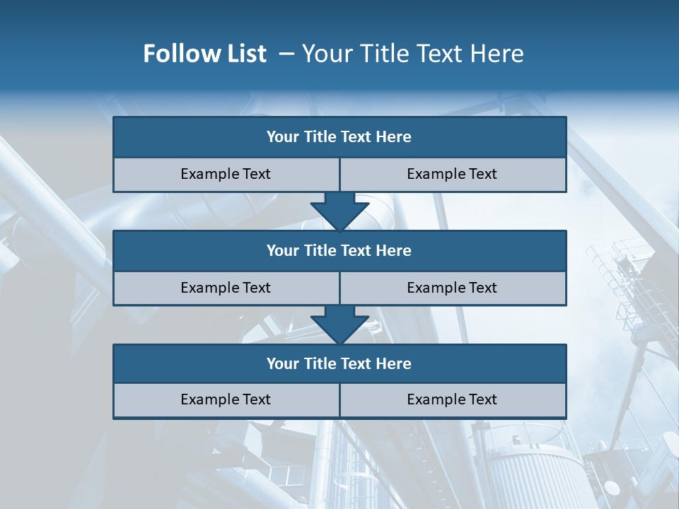 Pipe Plant Tube PowerPoint Template