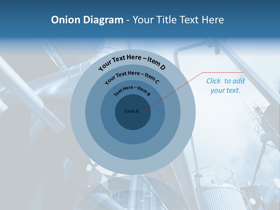 Pipe Plant Tube PowerPoint Template