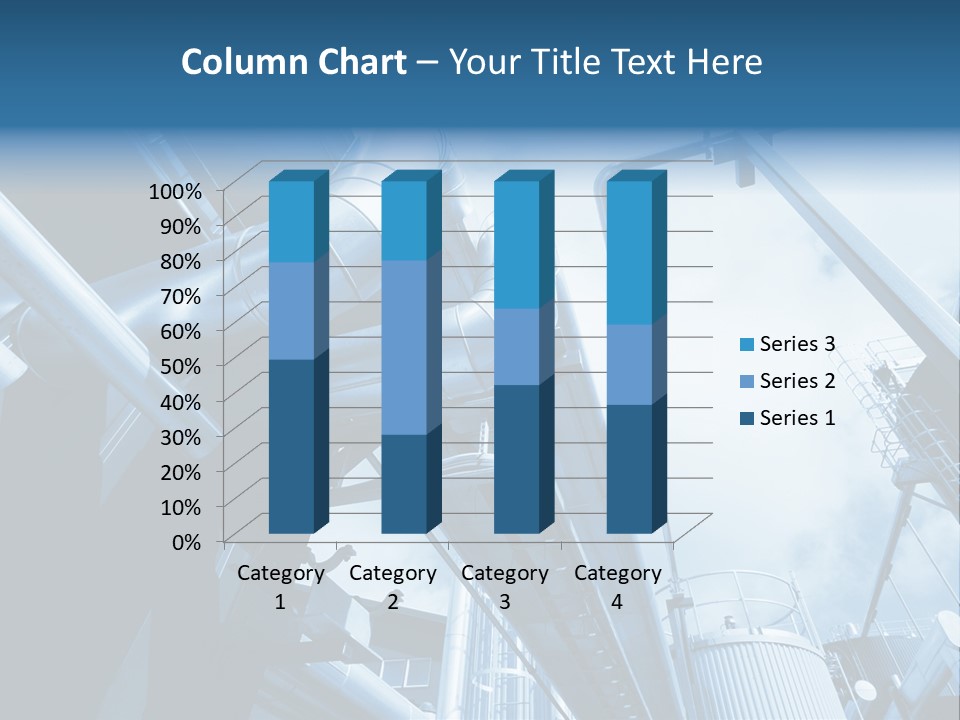 Pipe Plant Tube PowerPoint Template