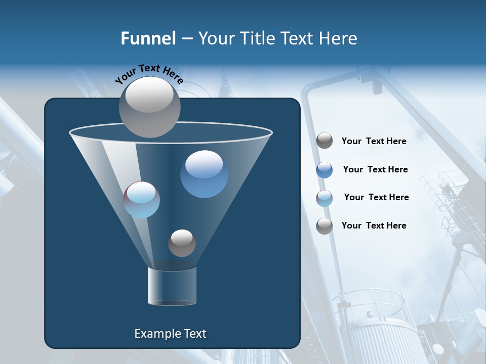 Pipe Plant Tube PowerPoint Template