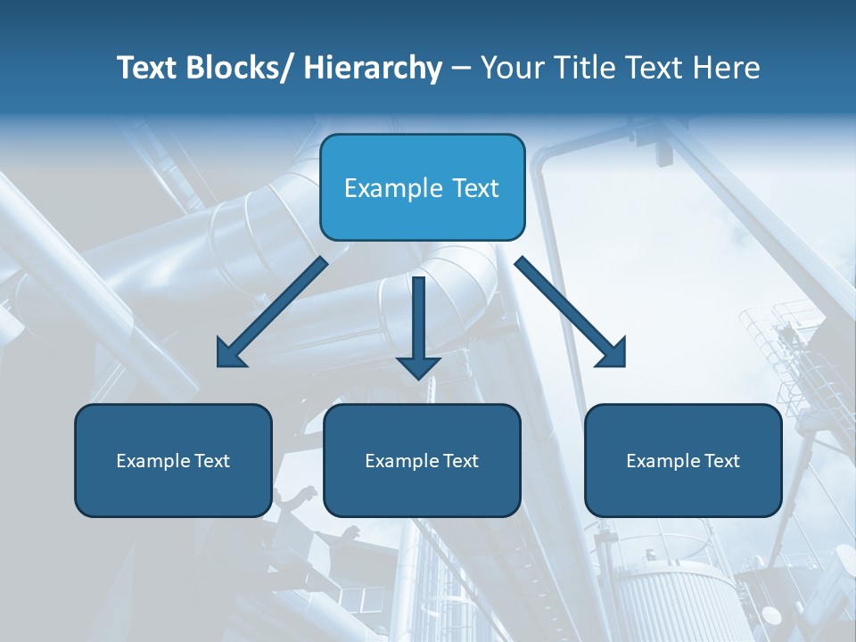Pipe Plant Tube PowerPoint Template