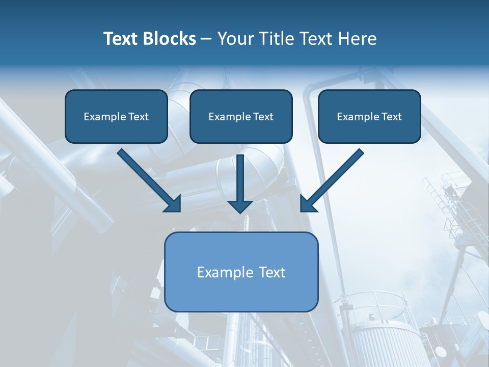 Pipe Plant Tube PowerPoint Template