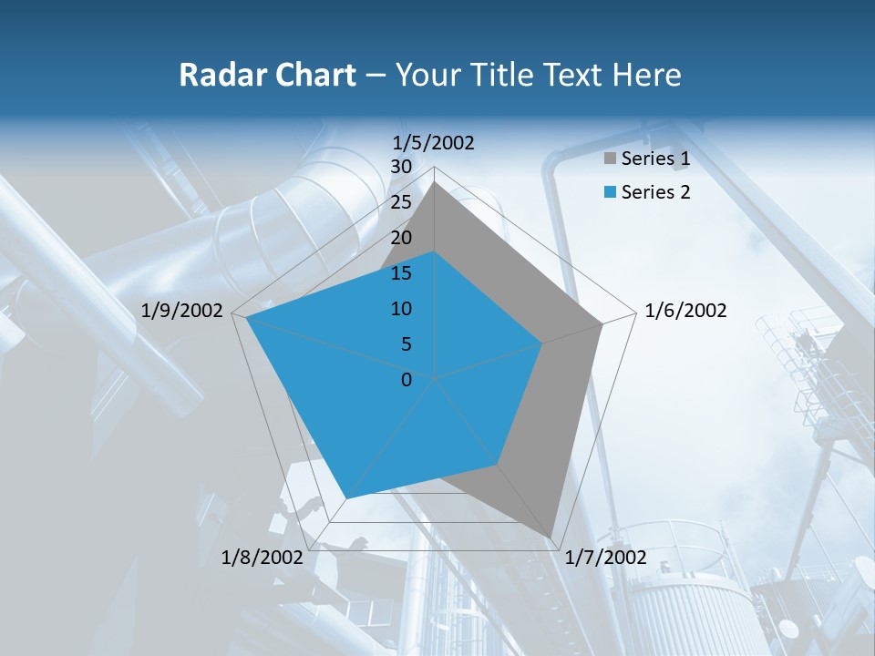 Pipe Plant Tube PowerPoint Template