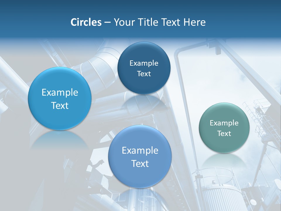 Pipe Plant Tube PowerPoint Template