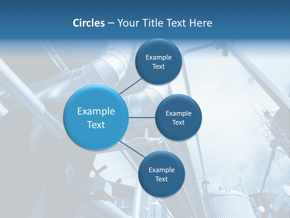 Pipe Plant Tube PowerPoint Template