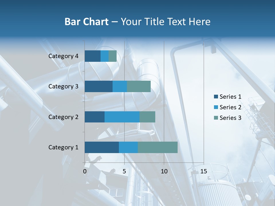 Pipe Plant Tube PowerPoint Template
