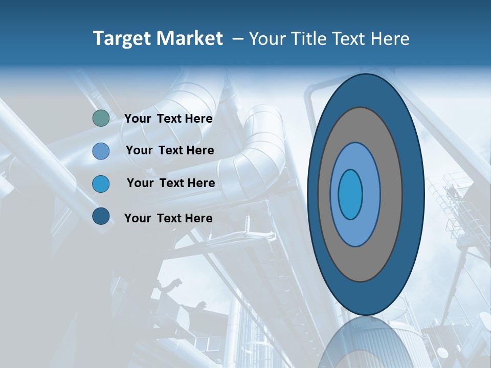 Pipe Plant Tube PowerPoint Template