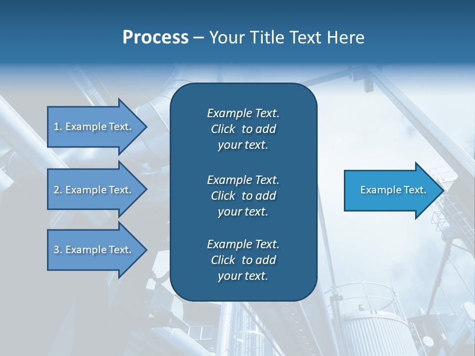 Pipe Plant Tube PowerPoint Template
