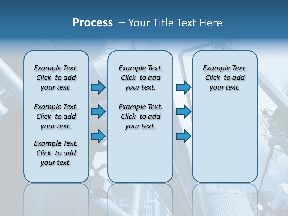 Pipe Plant Tube PowerPoint Template