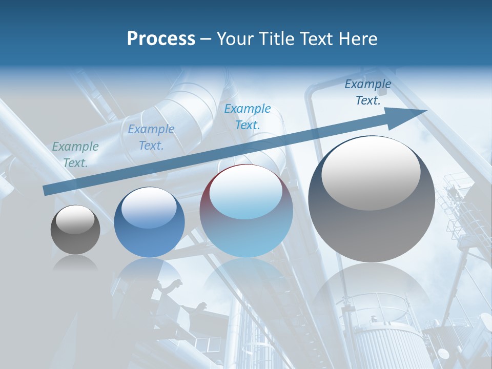 Pipe Plant Tube PowerPoint Template