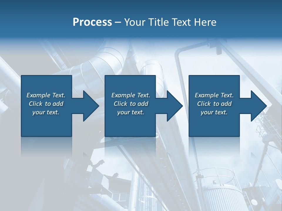 Pipe Plant Tube PowerPoint Template