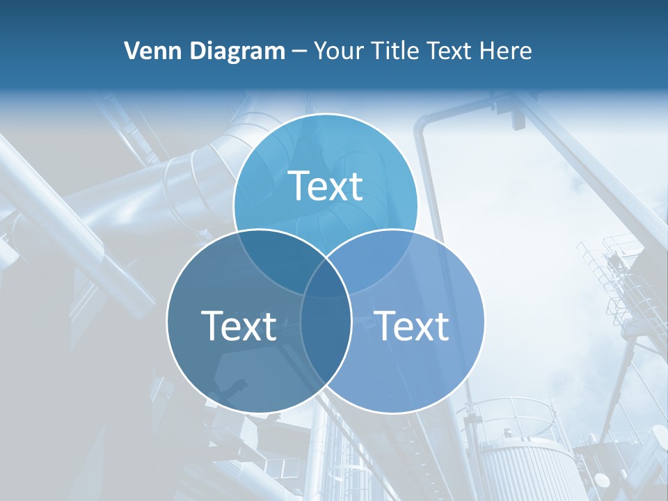 Pipe Plant Tube PowerPoint Template