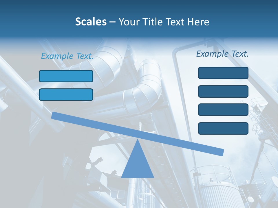 Pipe Plant Tube PowerPoint Template