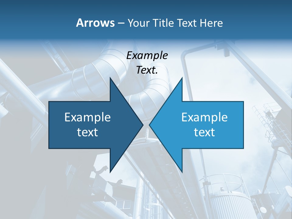 Pipe Plant Tube PowerPoint Template