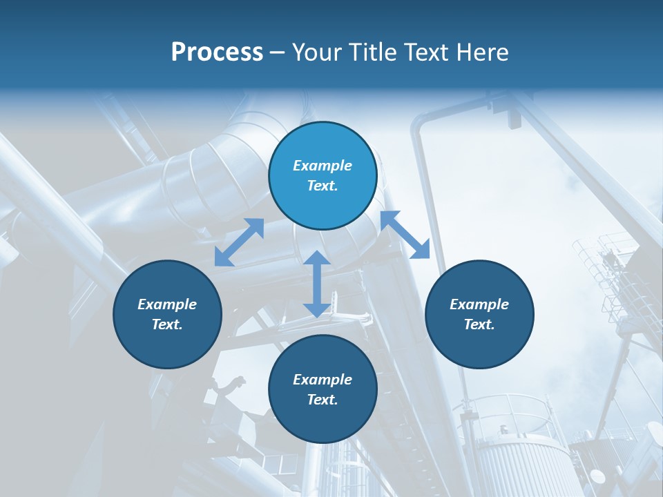 Pipe Plant Tube PowerPoint Template