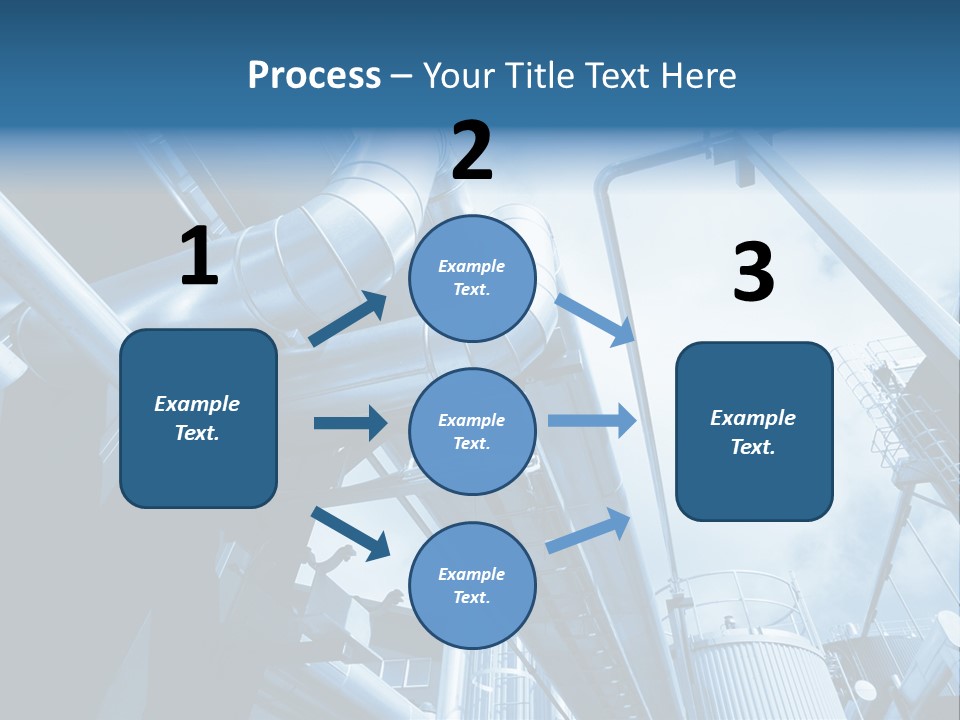 Pipe Plant Tube PowerPoint Template