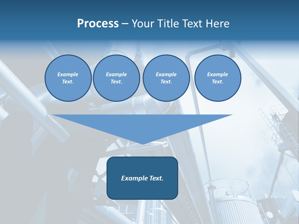 Pipe Plant Tube PowerPoint Template