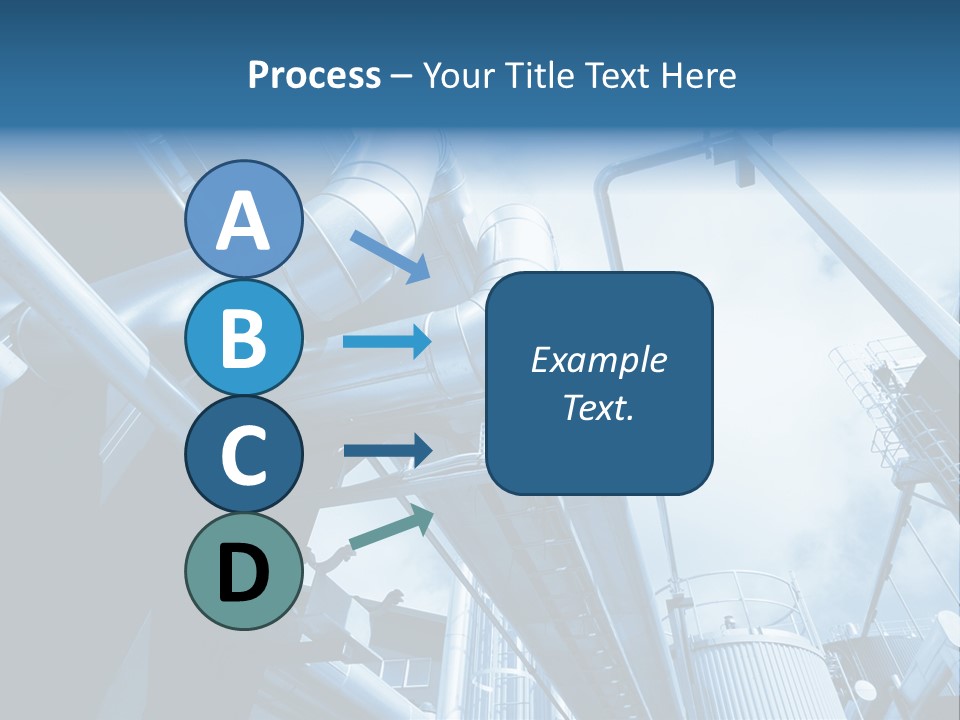 Pipe Plant Tube PowerPoint Template