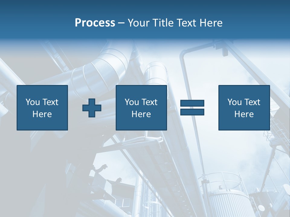 Pipe Plant Tube PowerPoint Template