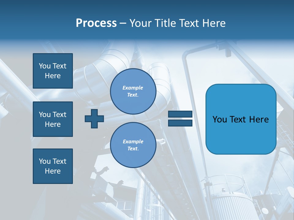Pipe Plant Tube PowerPoint Template