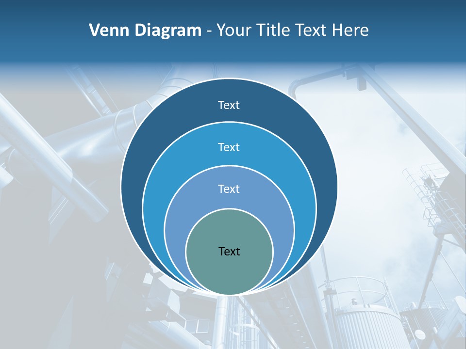 Pipe Plant Tube PowerPoint Template