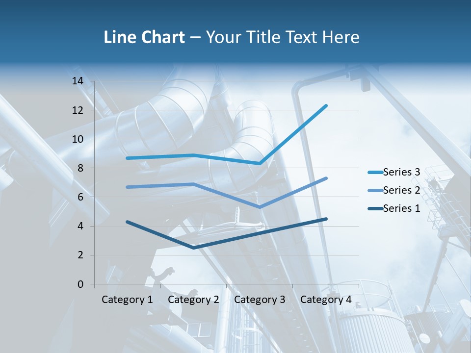 Pipe Plant Tube PowerPoint Template