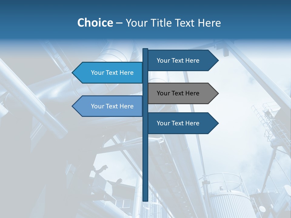 Pipe Plant Tube PowerPoint Template