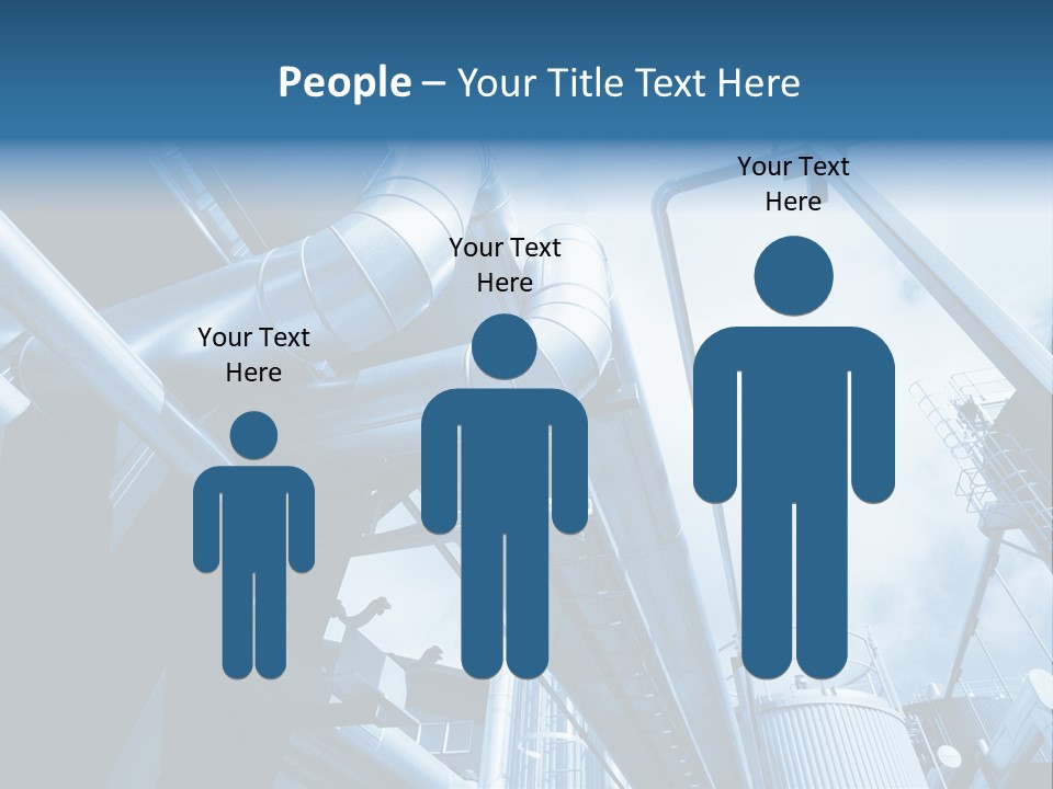 Pipe Plant Tube PowerPoint Template