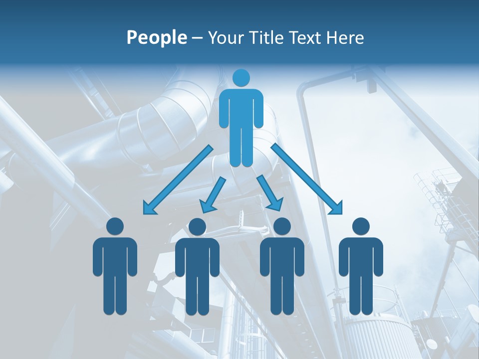 Pipe Plant Tube PowerPoint Template