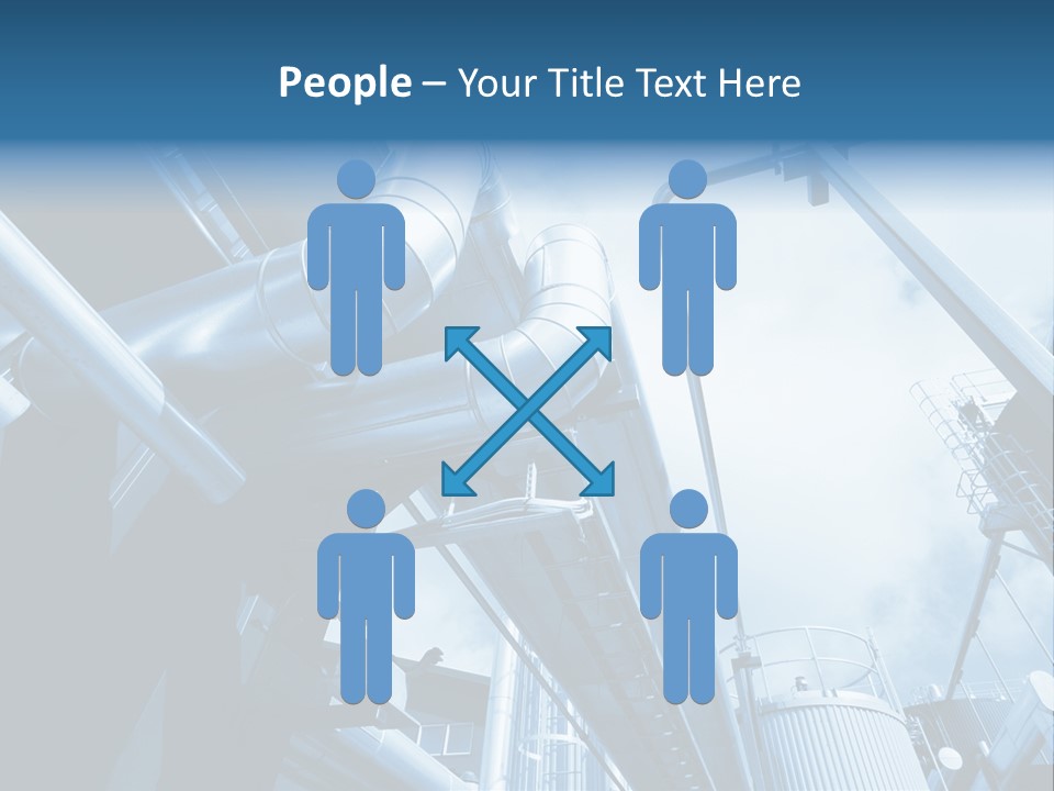 Pipe Plant Tube PowerPoint Template