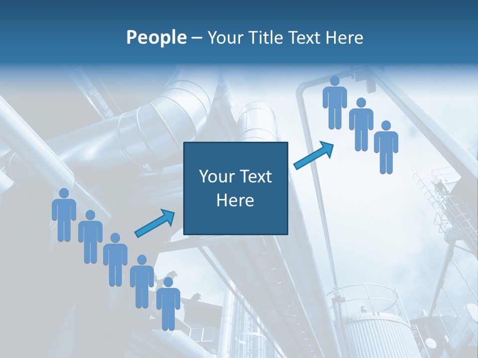 Pipe Plant Tube PowerPoint Template
