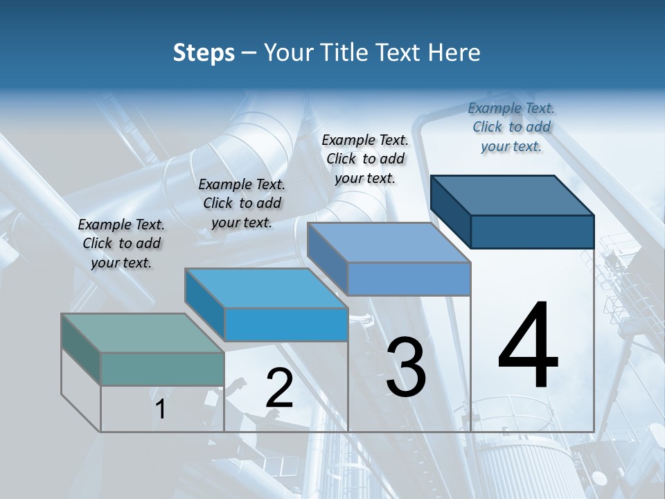 Pipe Plant Tube PowerPoint Template