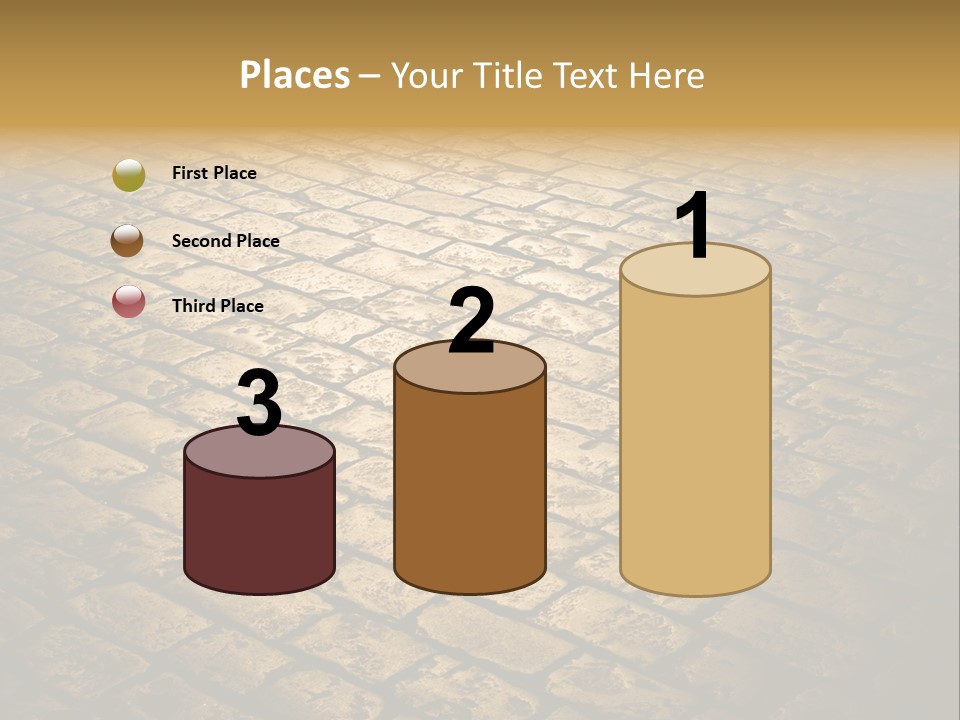 Close Up Pavement PowerPoint Template