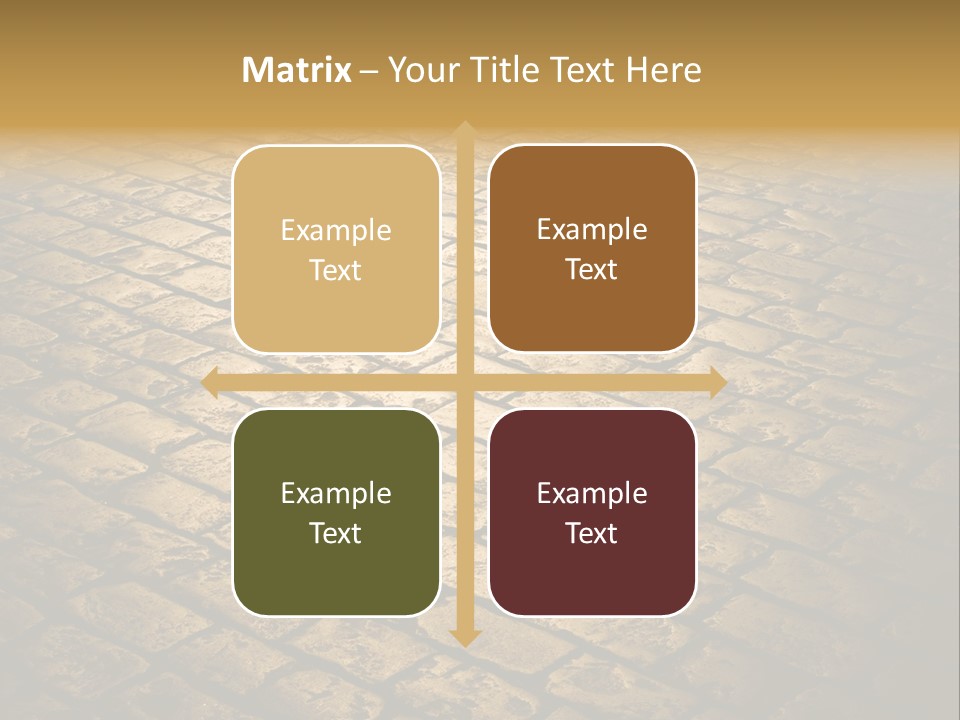 Close Up Pavement PowerPoint Template