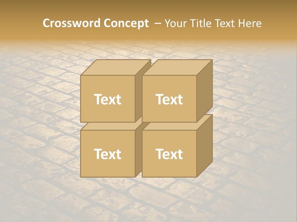 Close Up Pavement PowerPoint Template