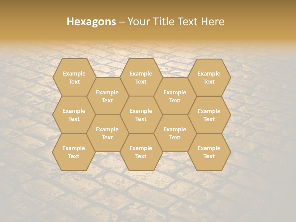 Close Up Pavement PowerPoint Template